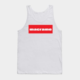 Macrame Tank Top